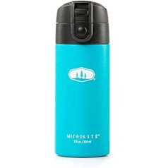 GSI Outdoors Adult Unisex Microlite 350 FLIP Thermos Flask, Blue (Sky Blue), 12 oz