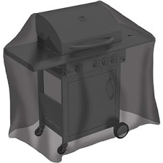 tepro Abdeckhaube Universal für Gasgrill dūrainis, schwarz (65 x 130 x 100 cm)