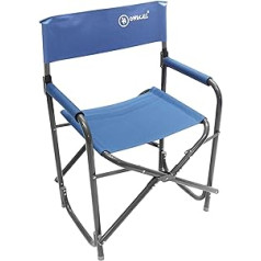 Homecall Aluminium Folding Camping Chair with Backrest - (Blue)