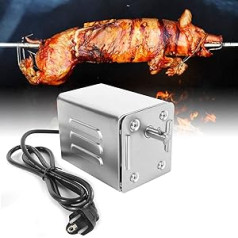 Yontwe 15W SP-S40 nerūsējošā tērauda BBQ grila piederumi Cepšanas trauks Elektromotors Kaza Cūka Vistas BBQ Iesms Rotisserie Roaster Grils