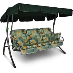 Angerer Comfort Balcony Porch Swing Salerno 2 Seater, green