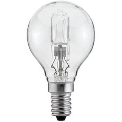 NCC-Licht Eco Halogen Light Bulb P45 Drop 28W = 34W E14 Clear Dimmable Warm White