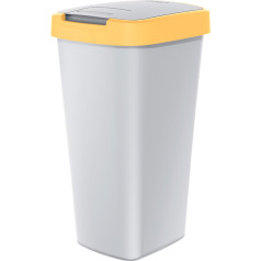 COMPACTA Q waste bin - light yellow / gray 25l Keden