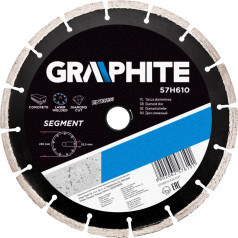 Graphite Dimanta disks 230 x 22,2 mm, segmentēts, metināts ar lāzeru