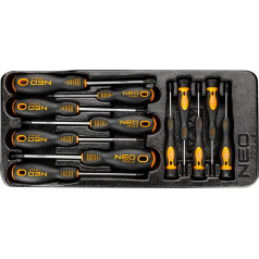 NEO PZ, TX, precision screwdrivers, set of 12, insert