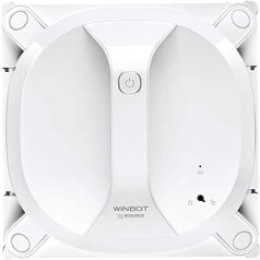 ECOVACS Robotics WINBOT X (Model Upgrade 2020) Window Cleaning Robot - Wireless, Flexible and Safe with Remote Control, White