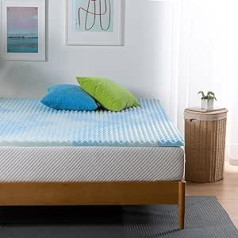 Zinus 3,8 cm virpuļželeja Memory Foam Topper, Double