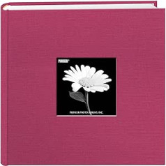 Pioneer Fotoalbums ar Fotofächern un Fotorahmen-Einband aus Stoff hellrosa