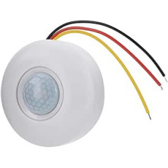 Sensor LED Schalter, 360° Infrarot 5-7m PIR Sensorschalter Hohe Empfindlichkeit mit Zeitverzögerung für LED Deckenleuchte