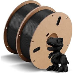 ANYCUBIC ātrgaitas PLA kvēldiegs 1,75 mm, 3D printera kvēldiegs PLA, 2 kg, melns