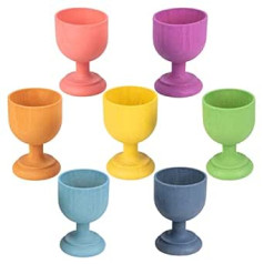 TickiT 74057 Wooden Rainbow Egg Cups PK7