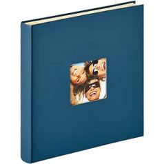 walther design Fotoalbums blau 33 x 34 cm Selbstklebealbummit Cover-Ausstanzung, Fun SK-110-L