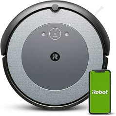 iRobot Roomba i3 (i3152) ar lietotni vadāms robotu putekļu sūcējs (robots putekļsūcējs), divas gumijas sukas visiem stāviem, ideāli piemērots mājdzīvniekiem, individuāla regulēšana, izmantojot lietotni, saderīgs ar balss palīgiem