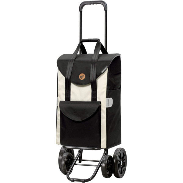 Andersen Quattro Shopper un iepirkumu soma uz riteņiem Senta White 49 litri