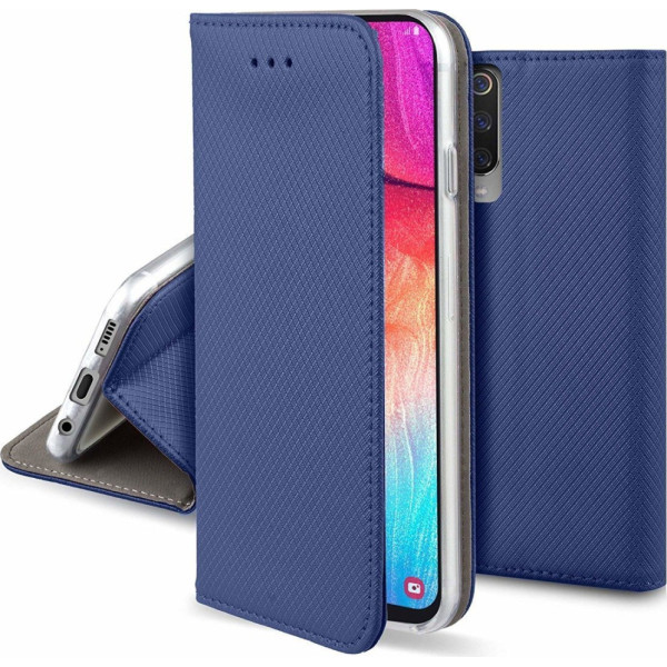 Fusion Accessories Fusion Magnet Case Grāmatveida Maks Priekš Xiaomi Redmi 9A Zils