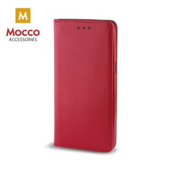 Mocco Smart Magnet Book Case Grāmatveida Maks Telefonam Xiaomi Pocophone F1 Sarkans