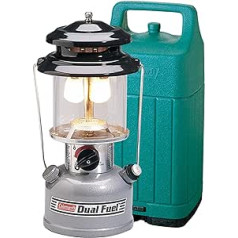 Coleman Premium DUAL Fuel Lantern ar cieto pārnēsāšanas futrāli