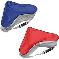 BESPORTBLE Slidošanas soma: 2 iepakojumā skrituļslidu soma Trīsstūrveida skrituļslidu soma Augstas veiktspējas hokeja slidu pārnēsāšanas soma ar regulējamu plecu siksnu bērniem pieaugušajiem