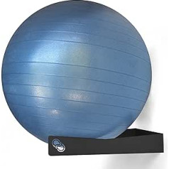 MEOLLO Wandhalterung für Pilatesball, Yoga, Fitness, Balance, Physiotherapie und Ball für Schwangerschaft, 100 % Kohlenstoffstahl