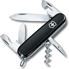 Victorinox Spartan 12 Function Pocket Knife with Blade, Corkscrew, Can Opener