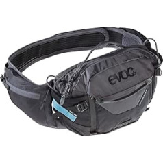 EVOC HIP Pack 3 und HIP Pack PRO 3 Hüfttasche Bauchtasche für Bike-Touren & Trails (3L Fassungsvermögen,Airflow Contact System, AIRO Flex-Hüftgurt,Venti Flap-System, Hüftgurttaschen, Flaschenhalter)