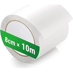 ecooe Tent Tape 10 mx 8 cm Telts Līmlentes Remonta Lente Caurspīdīga Ūdensnecaurlaidīga Profesionāla Piemērota ar PVC pārklājumu telšu nojumēm Lapenes ielāpus