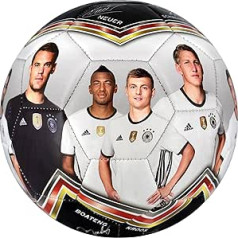 DFB futbola foto bumba, balta/melna/sarkana/zelta, 1, 60029-2016