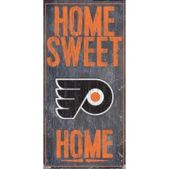 NHL Filadelfijas Flyers Unisex Philadelphia Flyers Home Sweet Home Team krāsa, 6x12