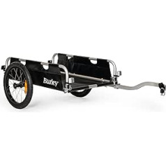 Burley Unisex - Adult Flatbed Bike Trailer, Black, One Size