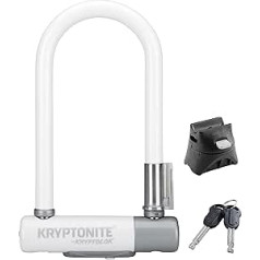 Kryptonite Kryptolok Mini-7 12,7 mm U-Lock velosipēda slēdzene ar FlexFrame-U kronšteinu, Unisex Adult, KryptoLok Mini-7