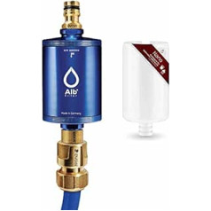 Alb Filter® MOBIL nano dzeramā ūdens filtrs, baktēriju, baktēriju un anti-Legionella filtrs, laiva, kempings vai pārvietojamā māja, ar Gardena savienojumu, zils