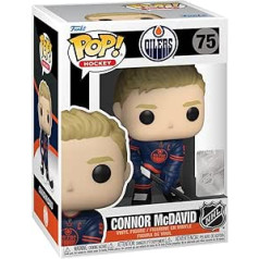 Funko Konors Makdeivids (Edmontonas Oilers) (trešā uniforma) NHL pop! 6. sērija ar aizsargvāciņu