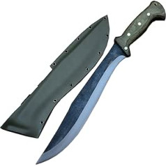 THE NEPAL 30 cm ilgio ašmenys rankomis kaltas Kukri Machete peilis Peilis grūdintas pagaląstas modernus Kukri peilis Gurkha peilis