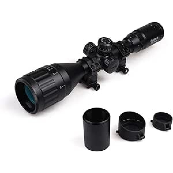 Goetland 3-9x50 Rifle Scope Rangefinder Illuminated Optics Visor Red & Green Hunting Red Green