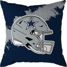 NFL spilvens Dallas Cowboys Futbola spilvens Brush Spilvens Dīvāna spilvens 50 x 50 cm, daudzkrāsains