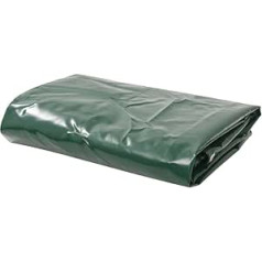 vidaXL Tarpaulin Fabric Tarpaulin Protective Tarpaulin Construction Tarpaulin Industrial Tarpaulin Wood Tarpaulin Garden Tarpaulin Boat Tarpaulin Construction Wood Garden Tarpaulin 650 g/m² 6 x 8 m Green