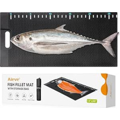 AIEVE Fish Fillet Mat with Fish Ruler, Extra Large 30