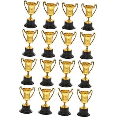 Sosoport Pack of 48 Mini Trophys for Children Dziedāšanas balvas trofeja Sporta balvas trofejas Beisbola trofeja Mini beisbola bumbas Bērnu dāvanas Metāli balvām Bērnu ballīšu trofeja