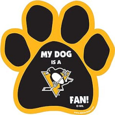 All Star Dogs NHL Pitsburgh Penguins ķepu magnēts, viens izmērs, melns