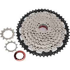 Drfeify Bicycle 9 ātrumu kasešu spararata 11-50T kartes tipa ķēdes ritenis 9 ātrumu piemērots kalnu velosipēdiem, šosejas velosipēdiem, MTB, BMX, SRAM, Shimano