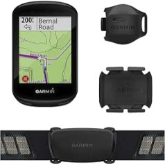 Garmin Edge 830 sensoru komplekts, veiktspējas skārienekrāna GPS velosipēda dators ar kartēšanu, dinamiskās veiktspējas uzraudzību un popularitātes maršrutēšanu, ietver ātruma un kadences sensoru un