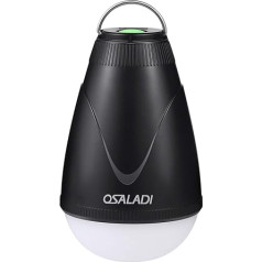 OSALADI 2-in-1 kempinga laternas bug Zapper telts apgaismojums, ūdensnecaurlaidīga USB uzlādējama LED lampa ar moskītu atbaidīšanas dzeltenās gaismas opciju Apgaismojums kempingam āra iekštelpu ārkārtas situācijās