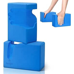 Yes4All Yoga Blocks 2 Pack plaukstas locītavas atbalsts, komforts un satvēriena stiprība, EVA putu bloki Pilates jogas ķieģeļu jogas aksesuāri