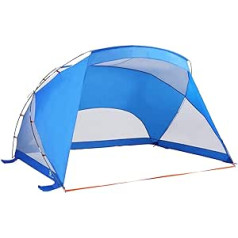 ALPHA CAMP 3 Person Sun Shade for Sports Beach Shelter - 9ft x 6ft Blue