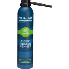 Tunap Sports Drive Cleaner, 300 ml Ideāla ķēdes un zobrata tīrīšana uz elektriskā riteņa birste pirkstu notraipīšanai, zila, 300 ml