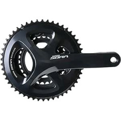 SHIMANO Sora FC-R3030 kloķis 3x9 ātrumi 50-39-30 zobi, melni/pelēki, 2021 MTB