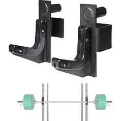 SYL Fitness J-Hooks Power Rack stiprinājuma stieņa turētājs / Squat Rack piederumi J Krūzes Der 2