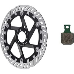 Magura MT eSTOP optimizētais komplekts ar 8.S MDR-P 6 caurumu diametru 180 mm bremžu diskiem un bremžu klučiem