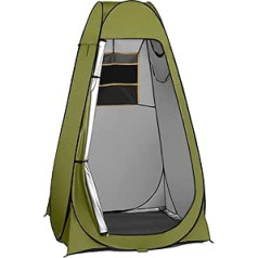 BRGOOD pārnēsājama tūlītēja uznirstošā telts kempings pludmales pirts telts Privātuma ekrāna telts āra ģērbtuvēm makšķerēšanas vannas istabas uzglabāšanas telpa
