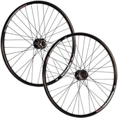 Taylor Wheels 26 collu velosipēda riteņu komplekts Taurus ar Shimano FH-M475 disku rumbām